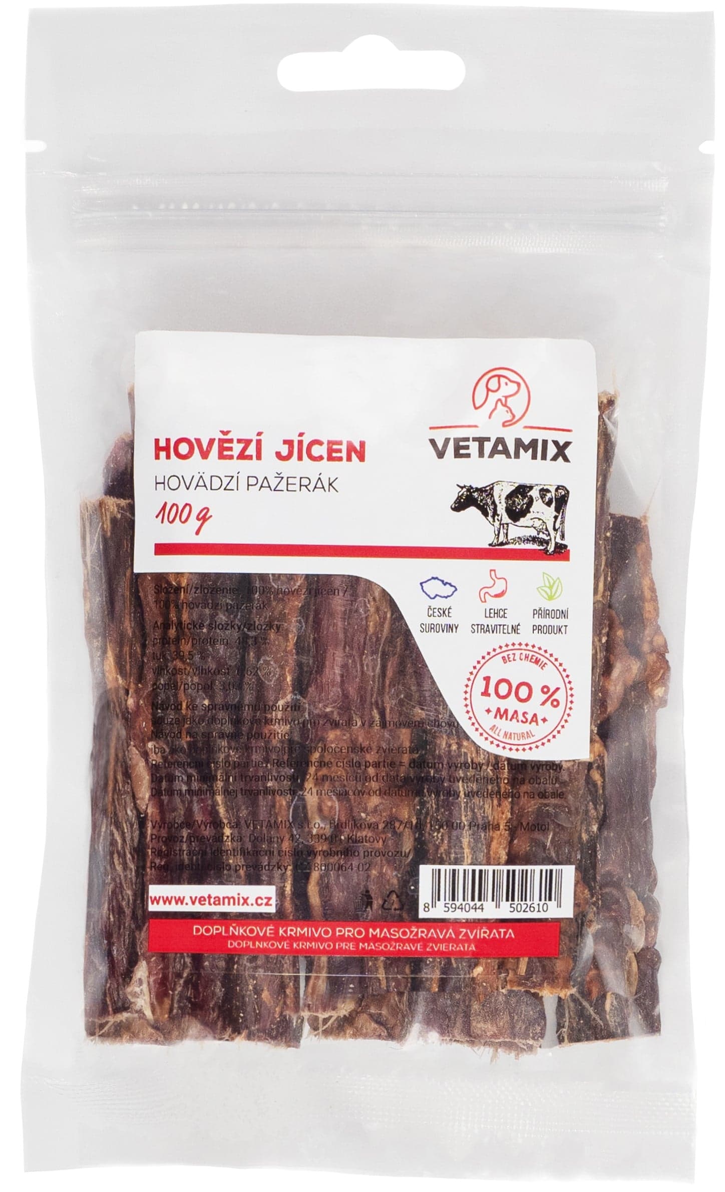 Vetamix Hovězí jícen pro psy