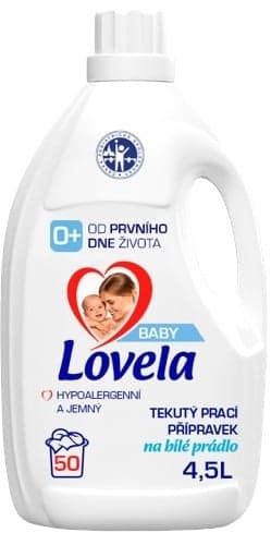 Lovela Baby tekutý prací přípravek na bílé prádlo (4,5 l)