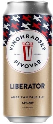 Vinohradský pivovar Liberator APA plech