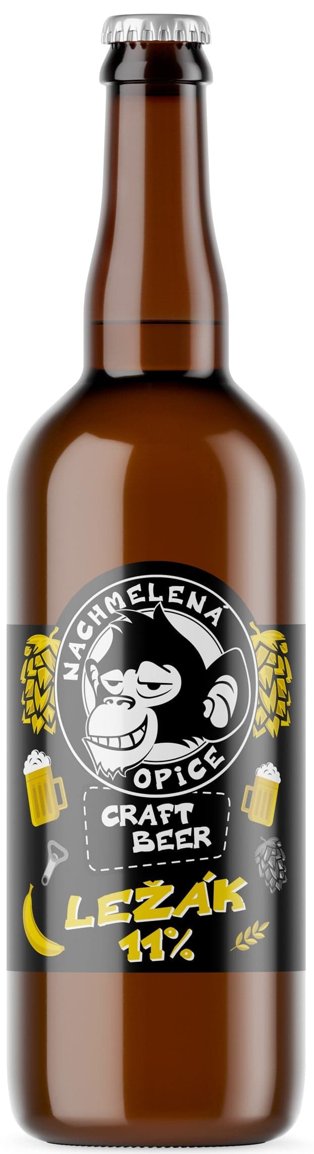 Nachmelená opice ležák
