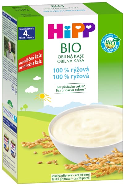 HiPP BIO Obilná kaše 100% rýžová
