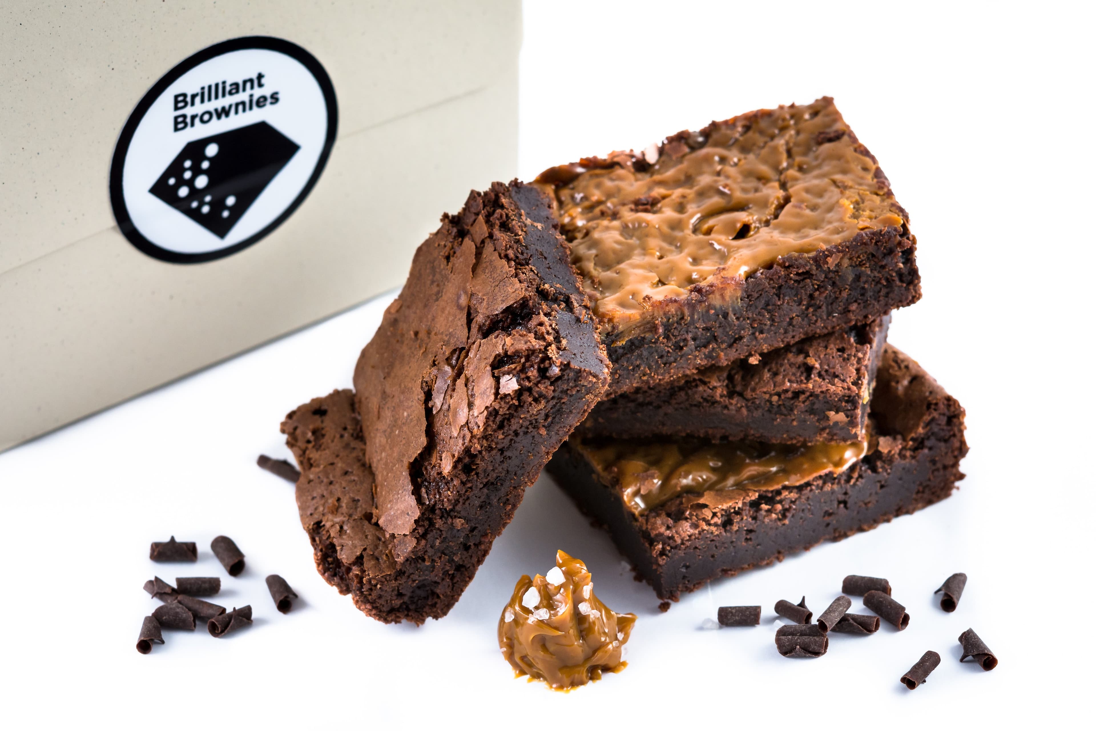Brilliant Brownies Mix 70% čokoláda + slaný karamel