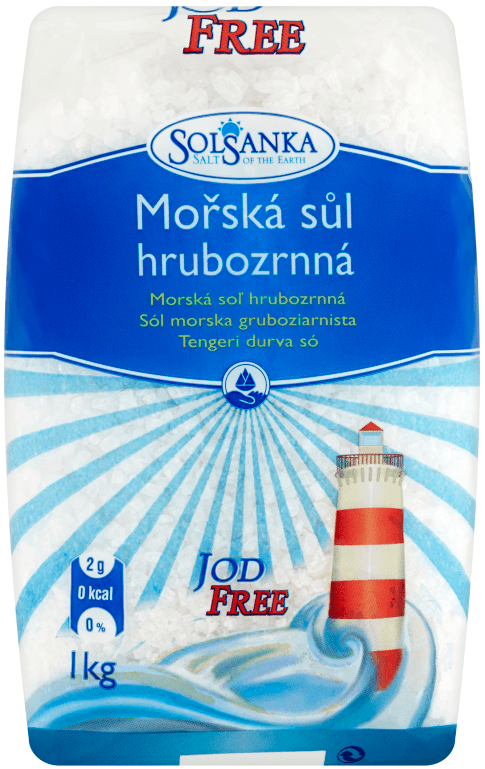 Solsanka Mořská sůl hrubozrnná