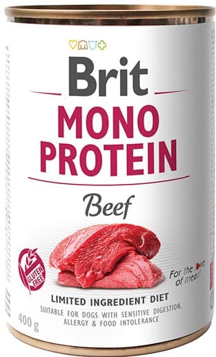 Brit Mono protein Konzerva pro psy – hovězí