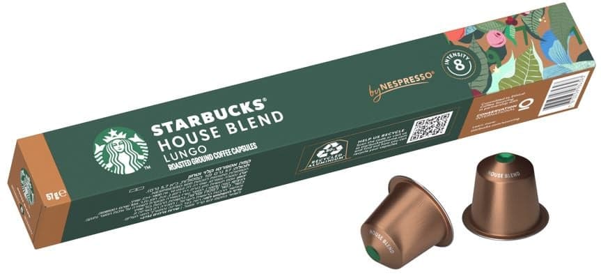 Starbucks House Blend by Nespresso Medium Roast kávové kapsle