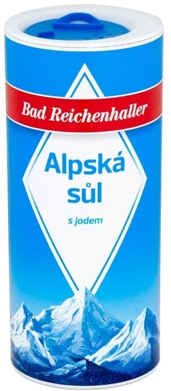 Bad Reichenhaller Alpská sůl s jodem slánka