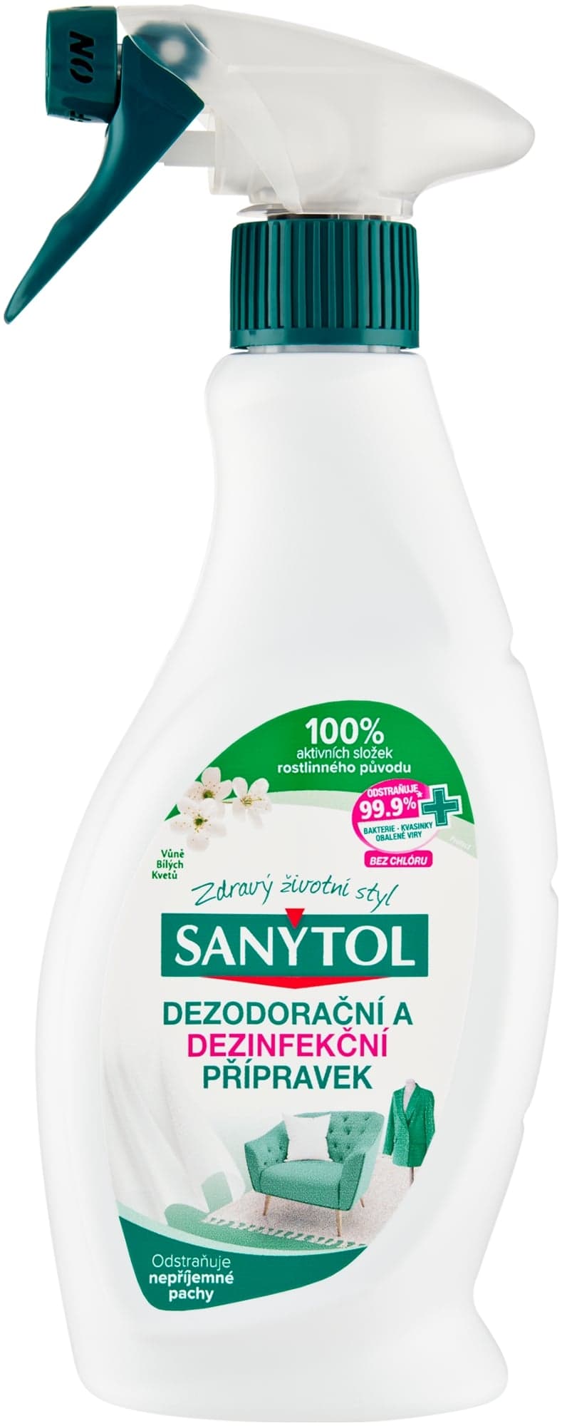 Sanytol Dezodorační a dezinfekční přípravek na tkaniny