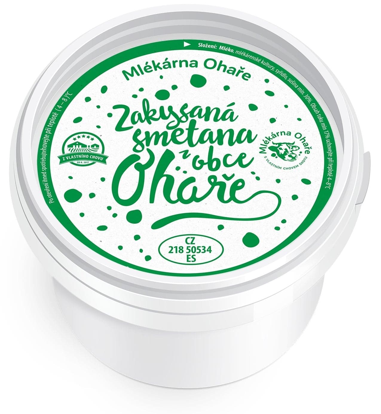 Mlékárna Ohaře Zakysaná smetana