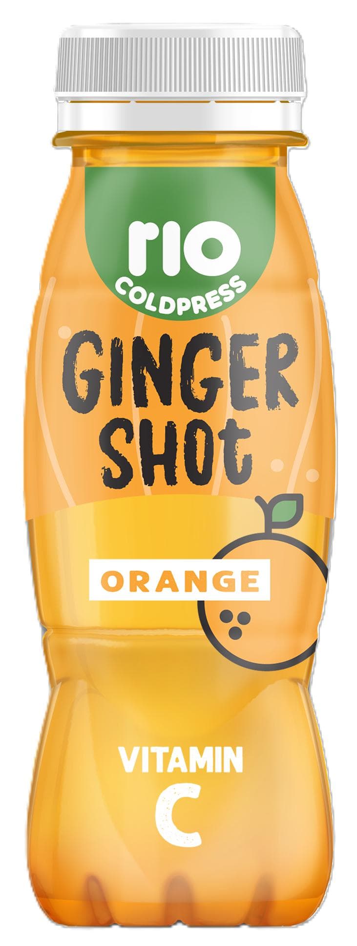 Rio Cold Press Ginger shot pomeranč