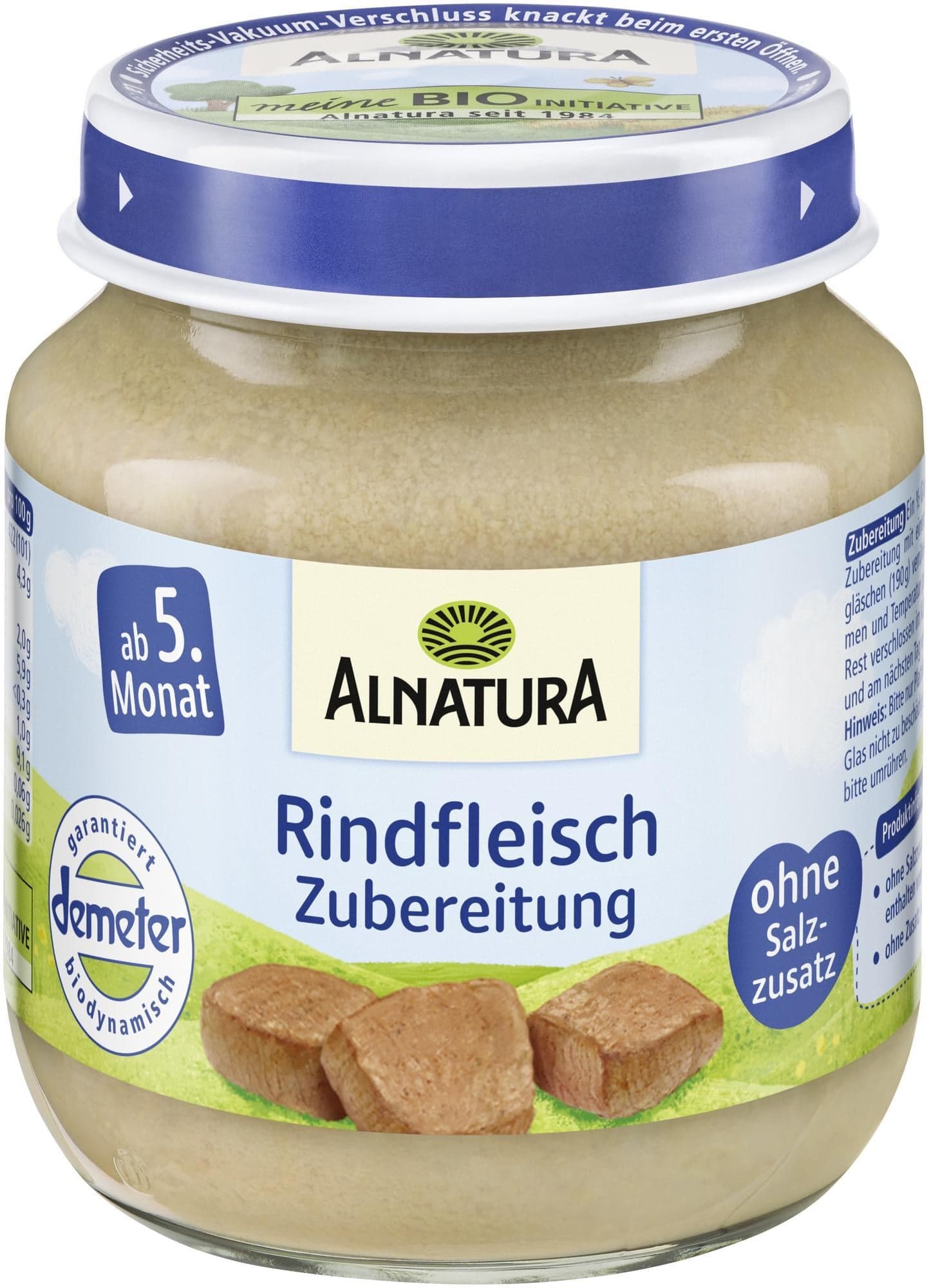 Alnatura BIO Příkrm hovězí maso