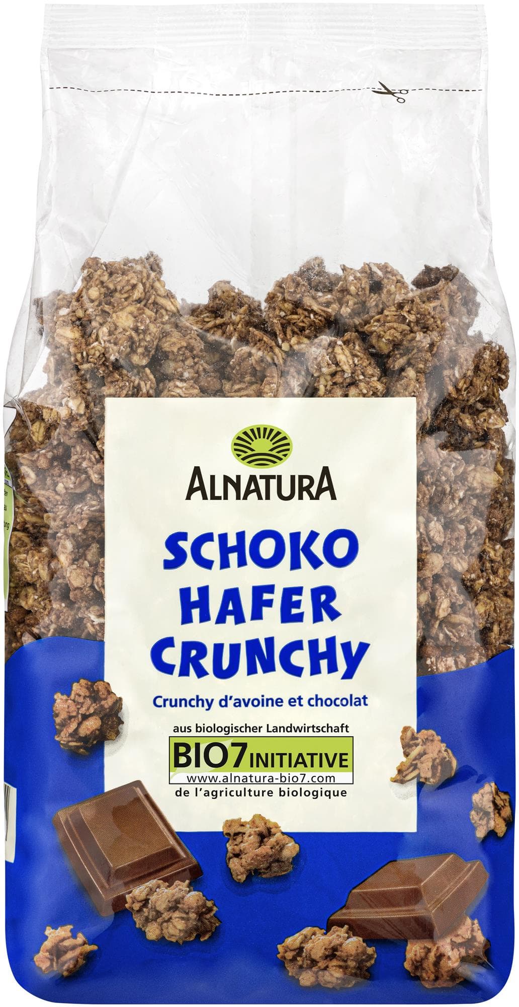 Alnatura BIO Křupavé ovesné müsli s čokoládou