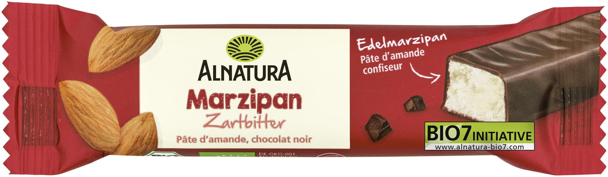 Alnatura BIO Marcipánová tyčinka v hořké čokoládě
