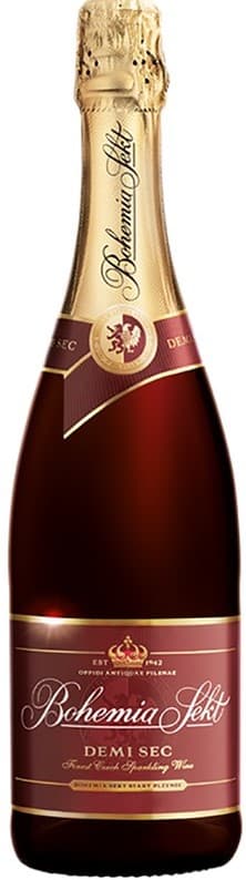 Bohemia Sekt demi sec červené