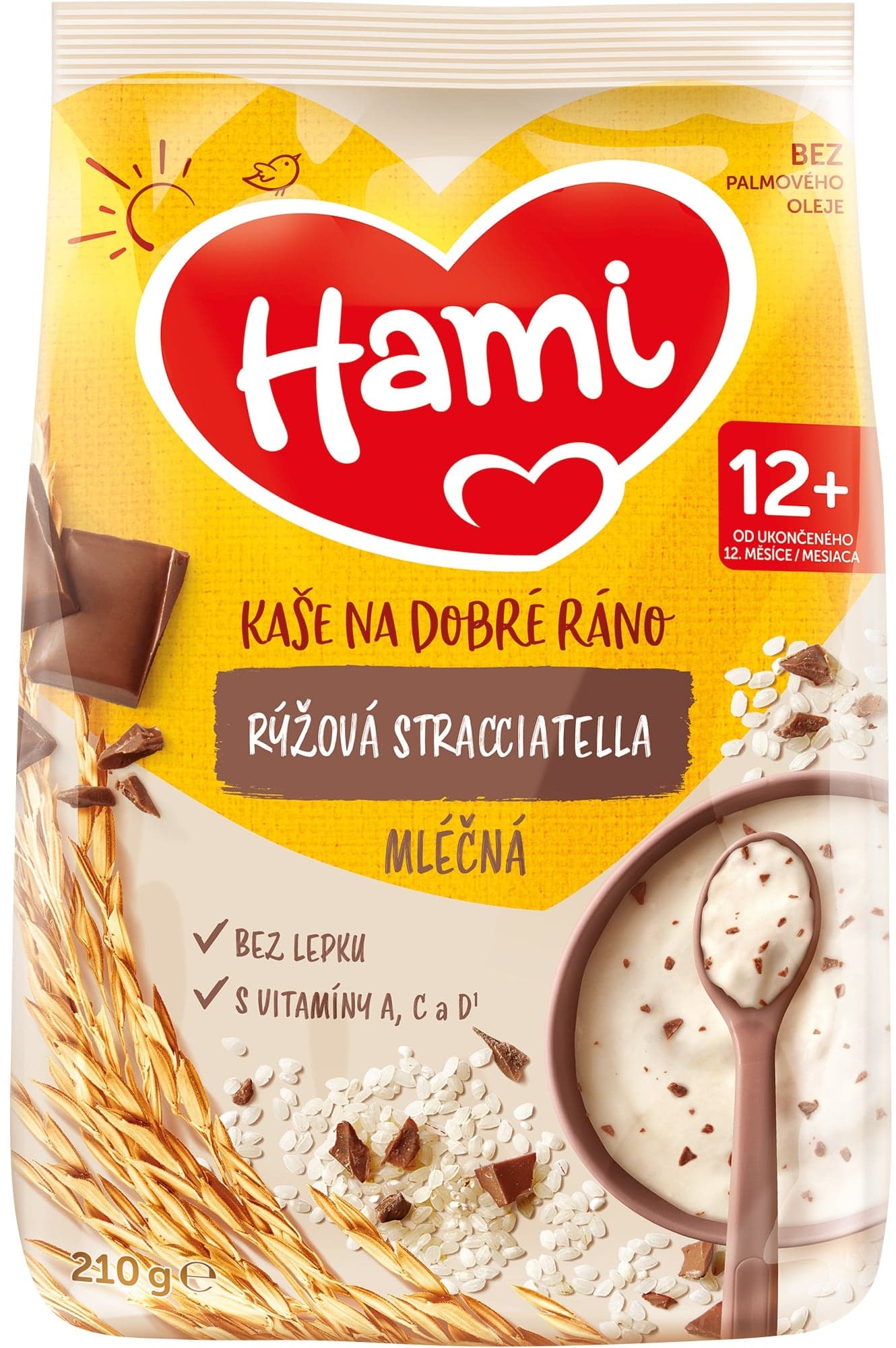 Hami Mléčná kaše rýžová straciatella