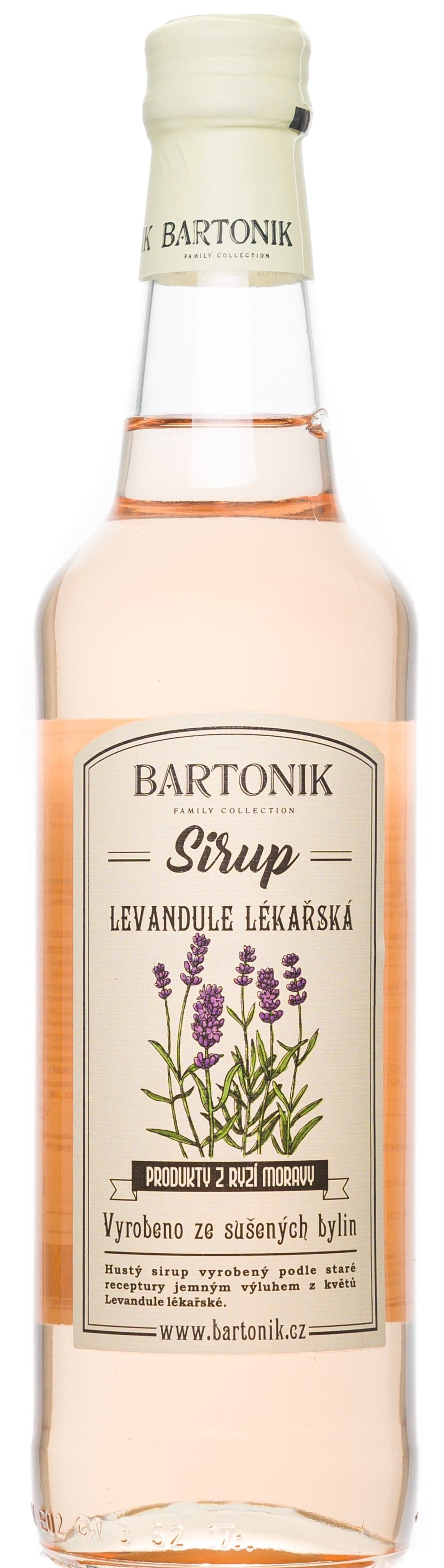 Bartonik Sirup levandule lékařská sklo