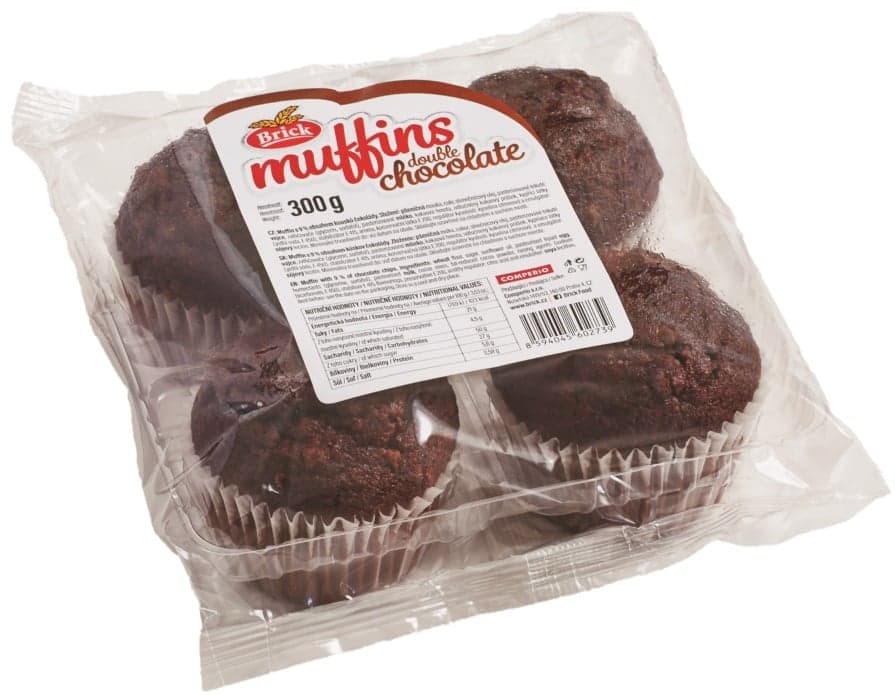 Brick Muffiny čokoládové s kousky čokolády