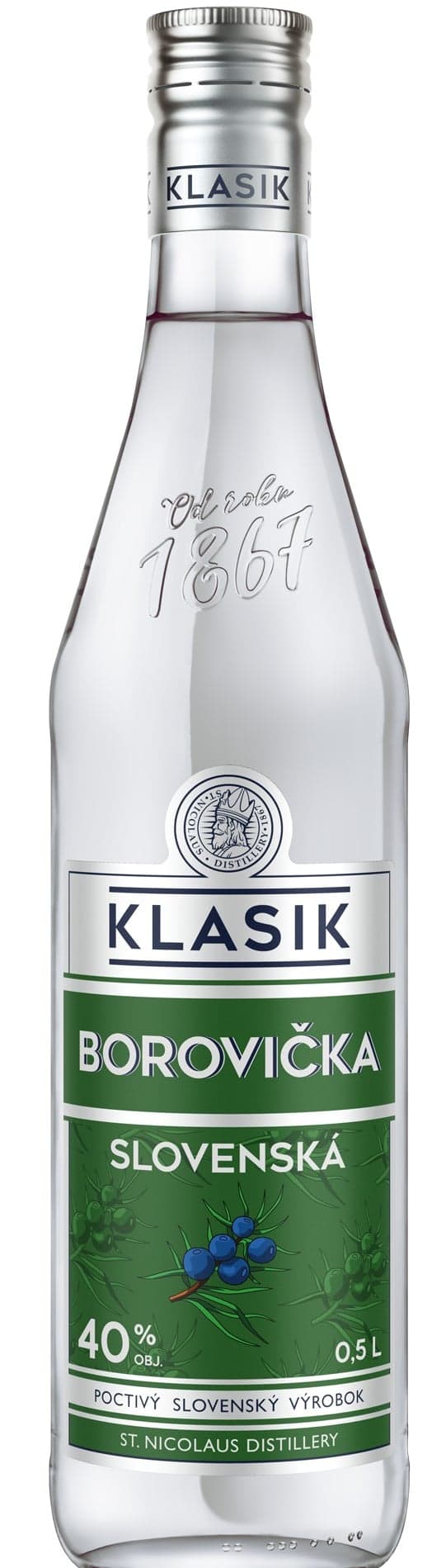 Klasik Slovenská borovička 40% obj.