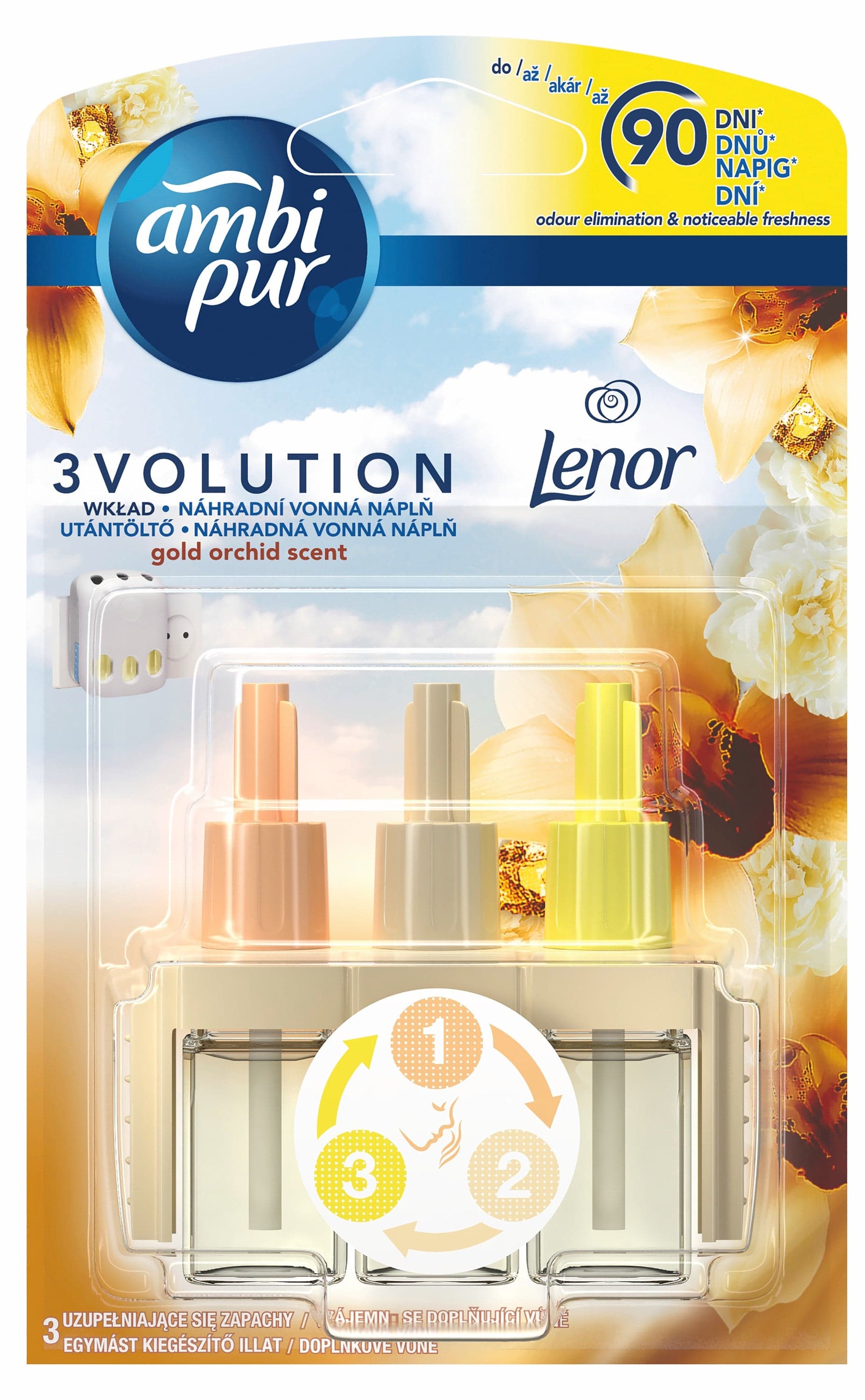 Ambi Pur 3Volution Gold Orchid náhradní náplň do osvěžovače vzduchu