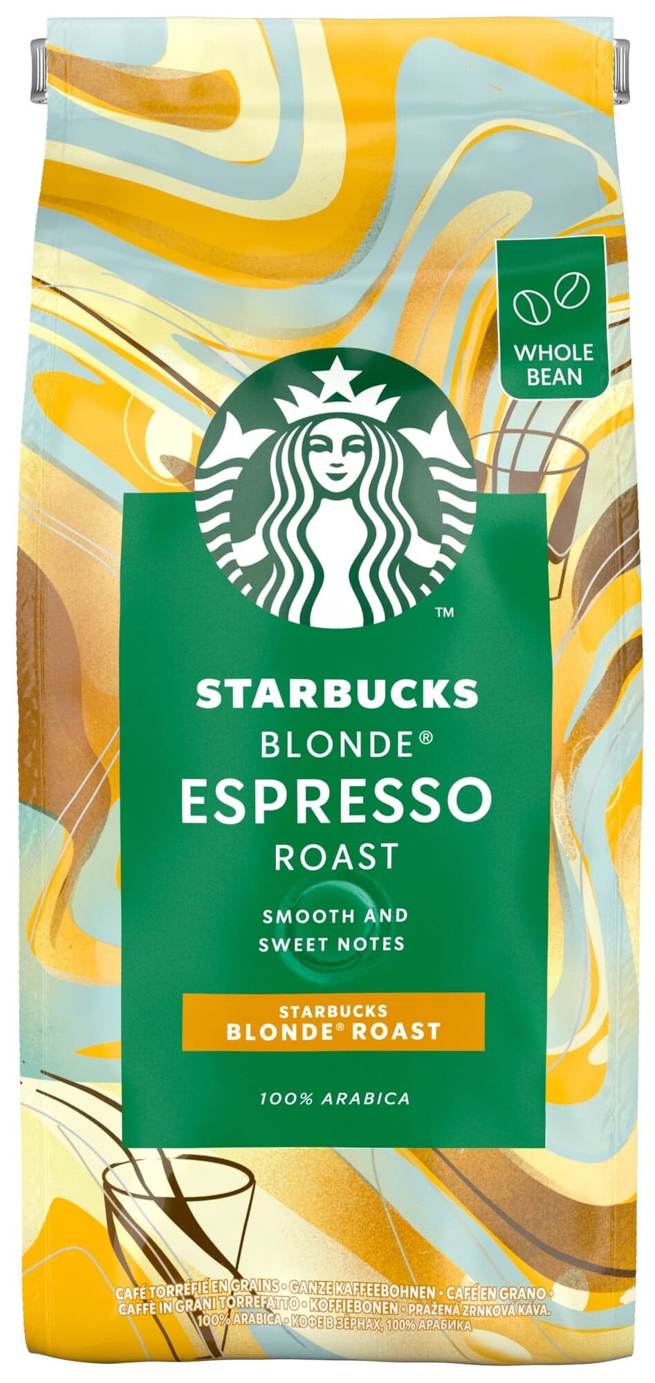 Starbucks Blonde Espresso Roast zrnková káva