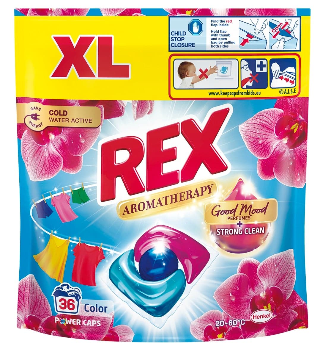 Rex Aromatherapy Orchid Color prací kapsle