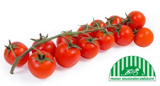 BIO Rajčata cherry na větvičce, střapec