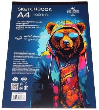 Koh-i-noor Náčrtník A4, 40 listů