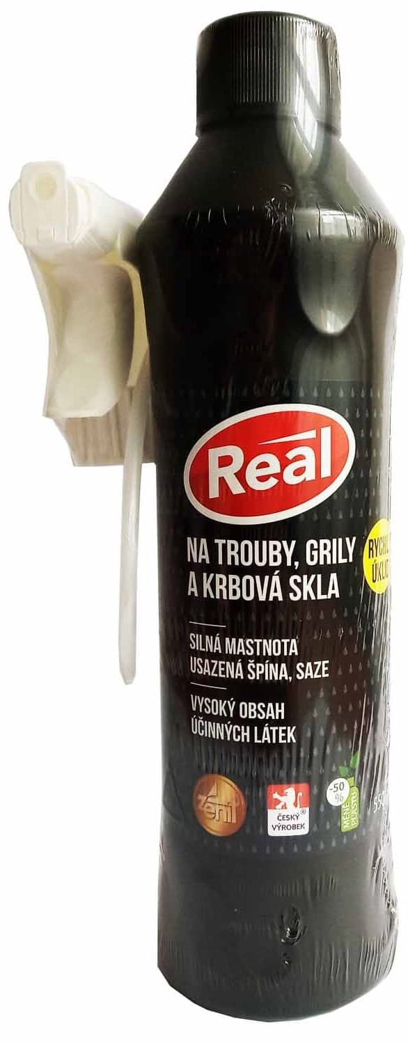 Real Prostředek na trouby, grily a krbová skla