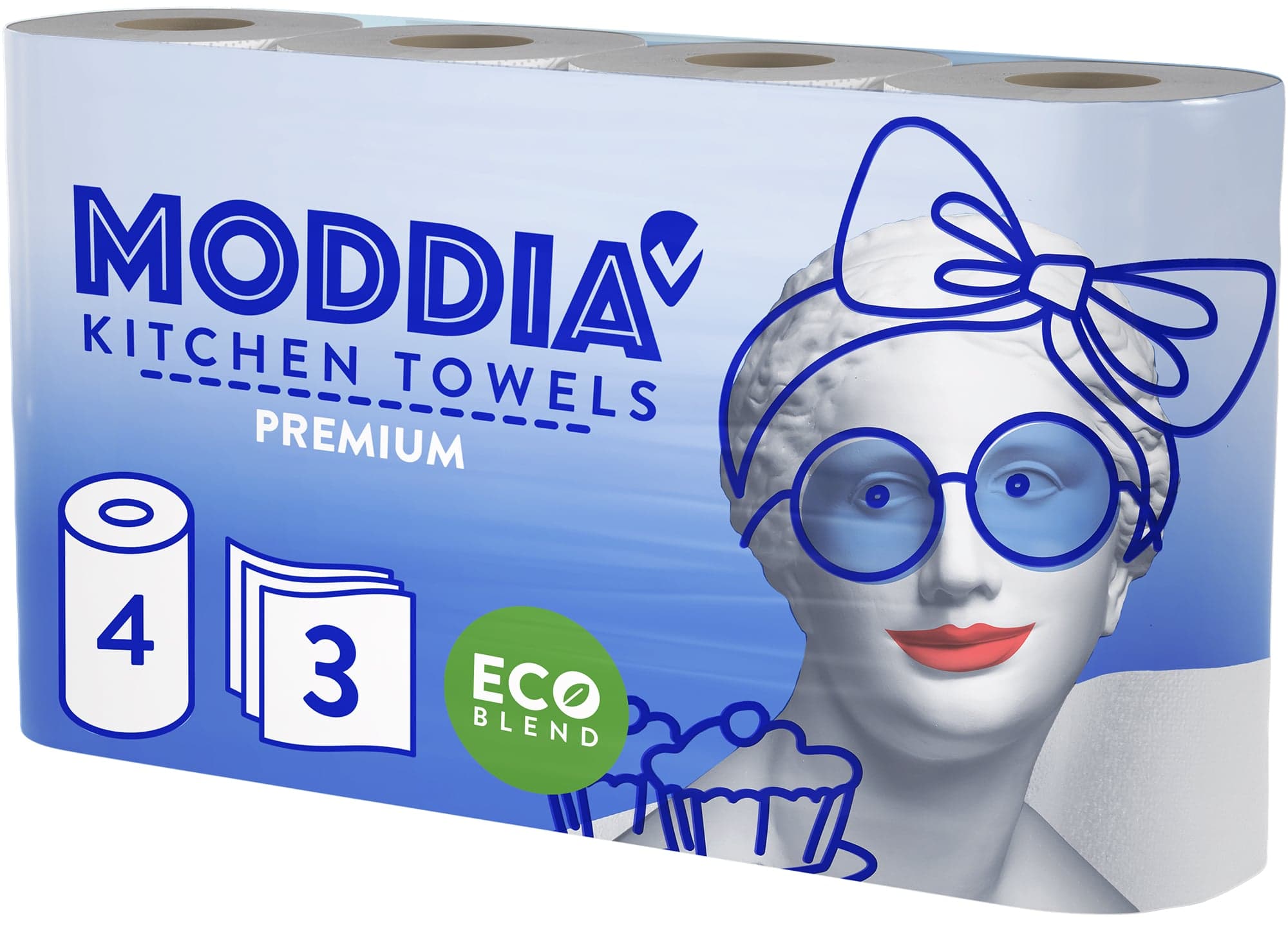 Moddia Kuchyňské utěrky 3vrstvé