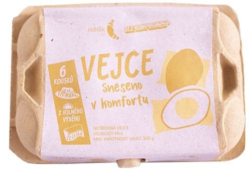 Farmářská vejce z volného chovu
