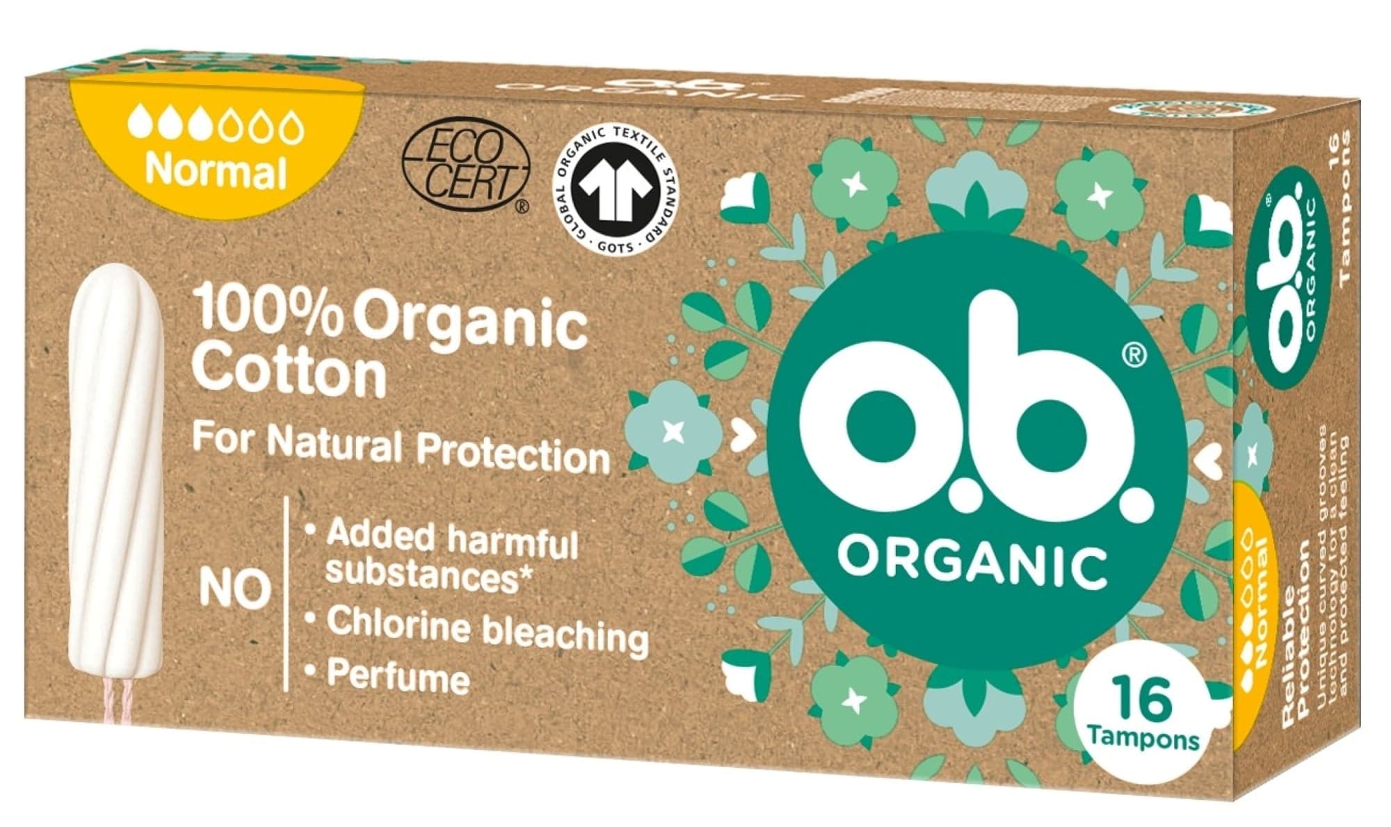 o.b. Tampony Organic Normal