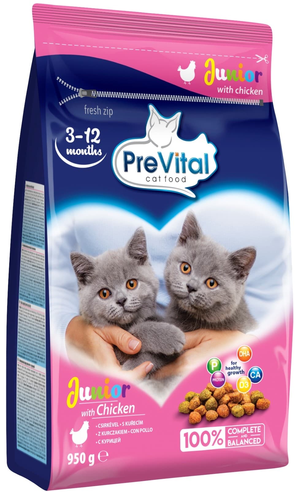 PreVital Granule junior kuřecí pro koťata
