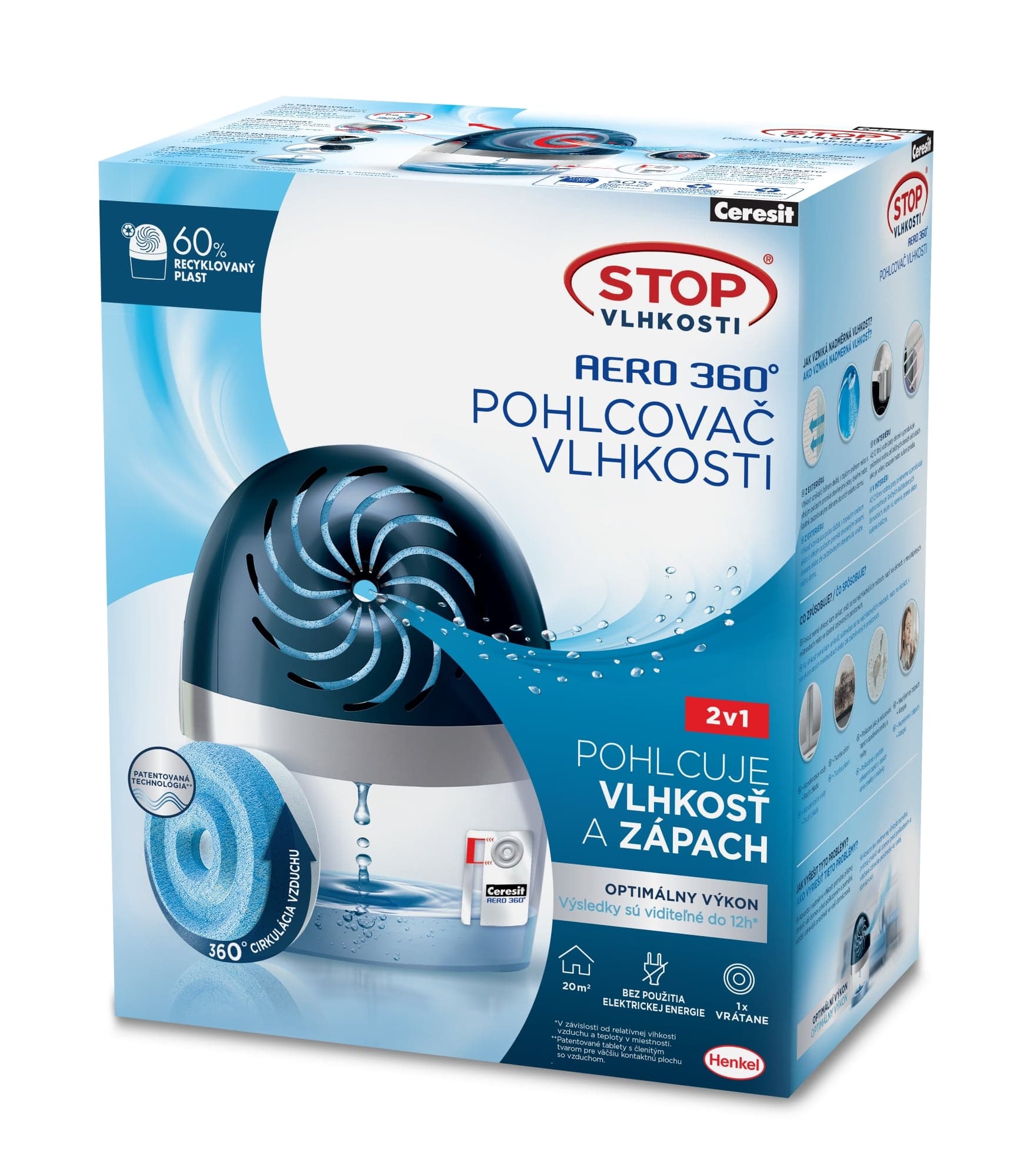 Ceresit Pohlcovač vlhkosti, modrý