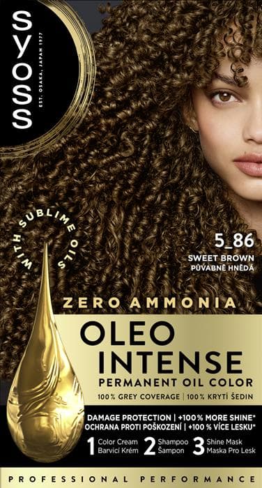 Syoss Oleo Intense barva na vlasy Půvabně hnědý 5-86