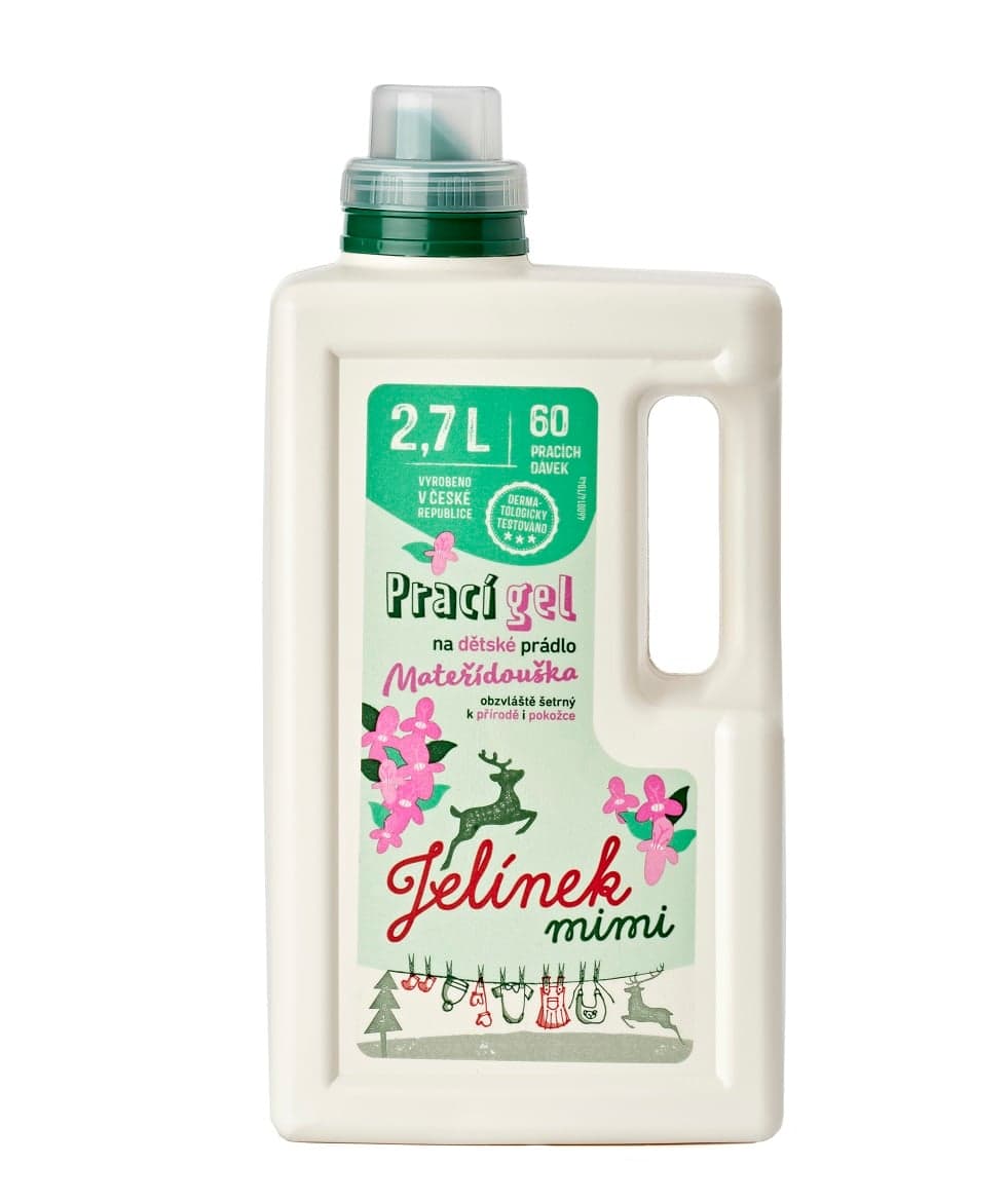 Jelínek Prací gel s vůní mateřídoušky (2,7 l)