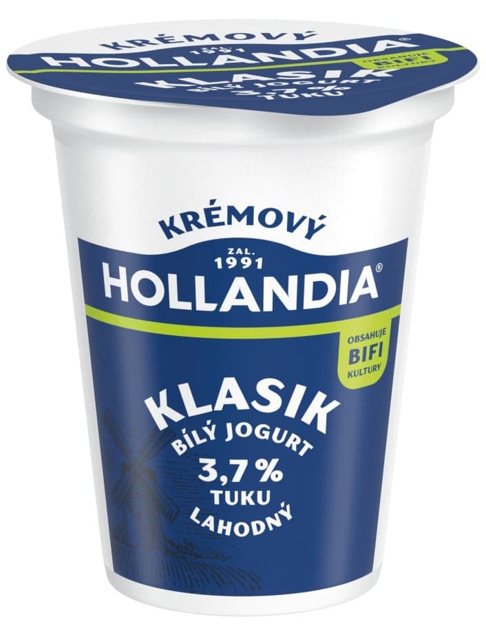 Hollandia Klasik jogurt krémový bílý