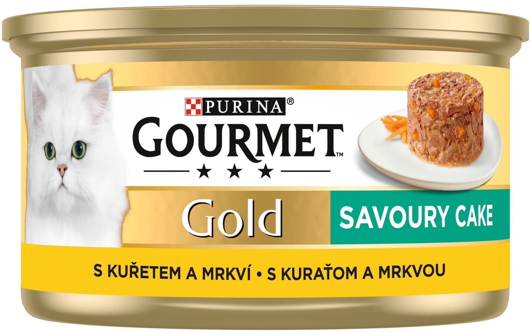 Gourmet Gold Savoury Cake konzerva pro kočky kuře