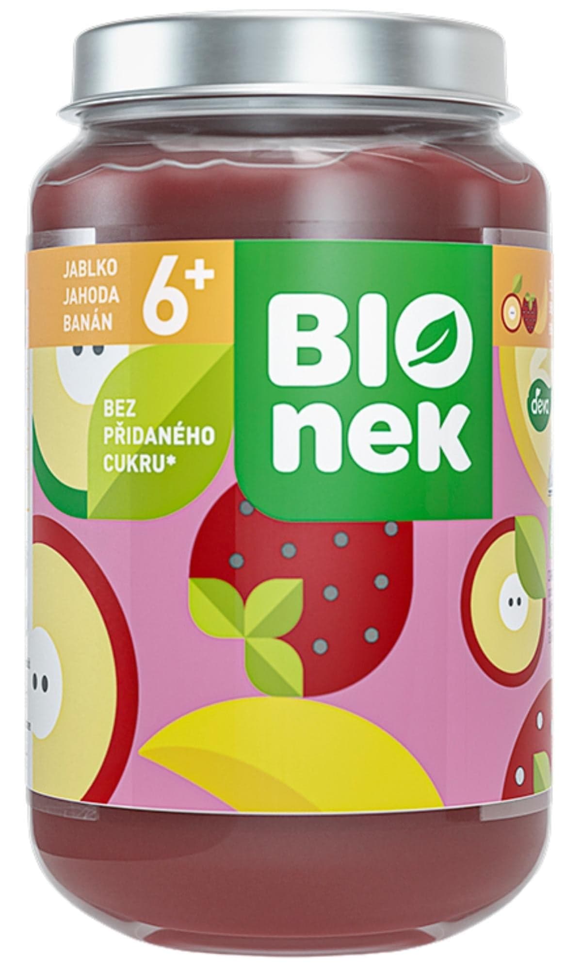BIOnek BIO ovocný příkrm s jahodami