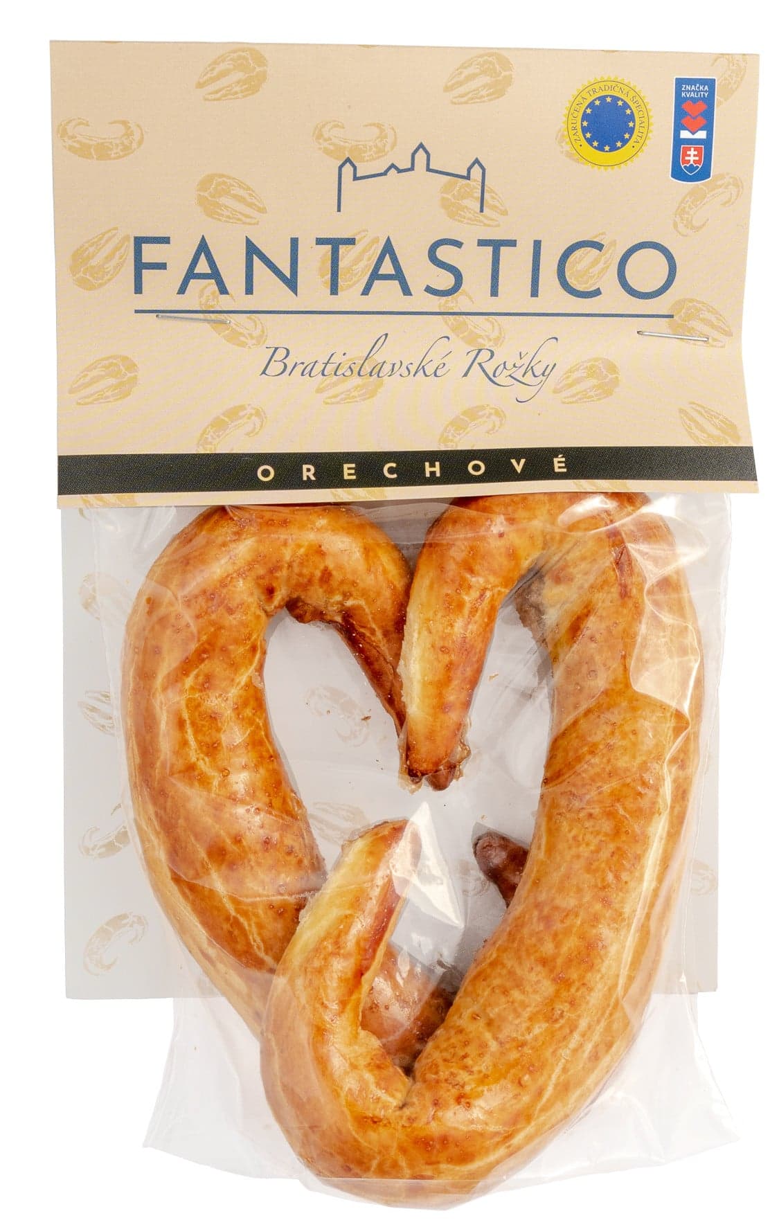 Fantastico Bratislavský rohlíček ořechový, 2 ks