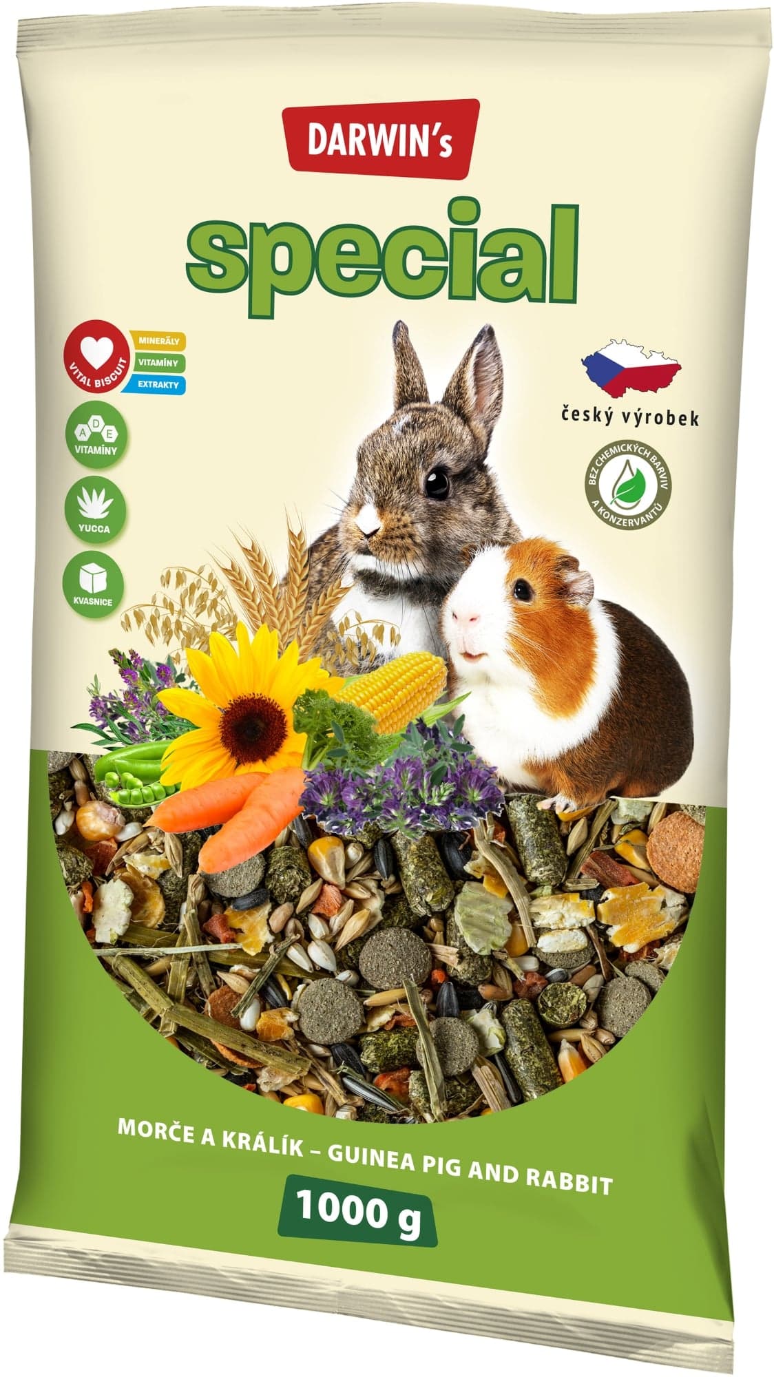 Darwin's Krmivo pro morčata a králíky special