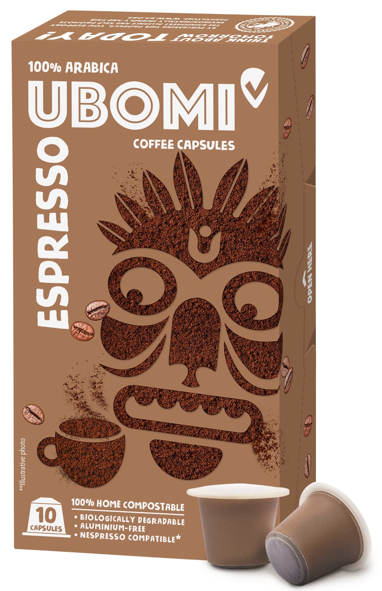 Ubomi Espresso 100% Arabica RFA kávové kapsle