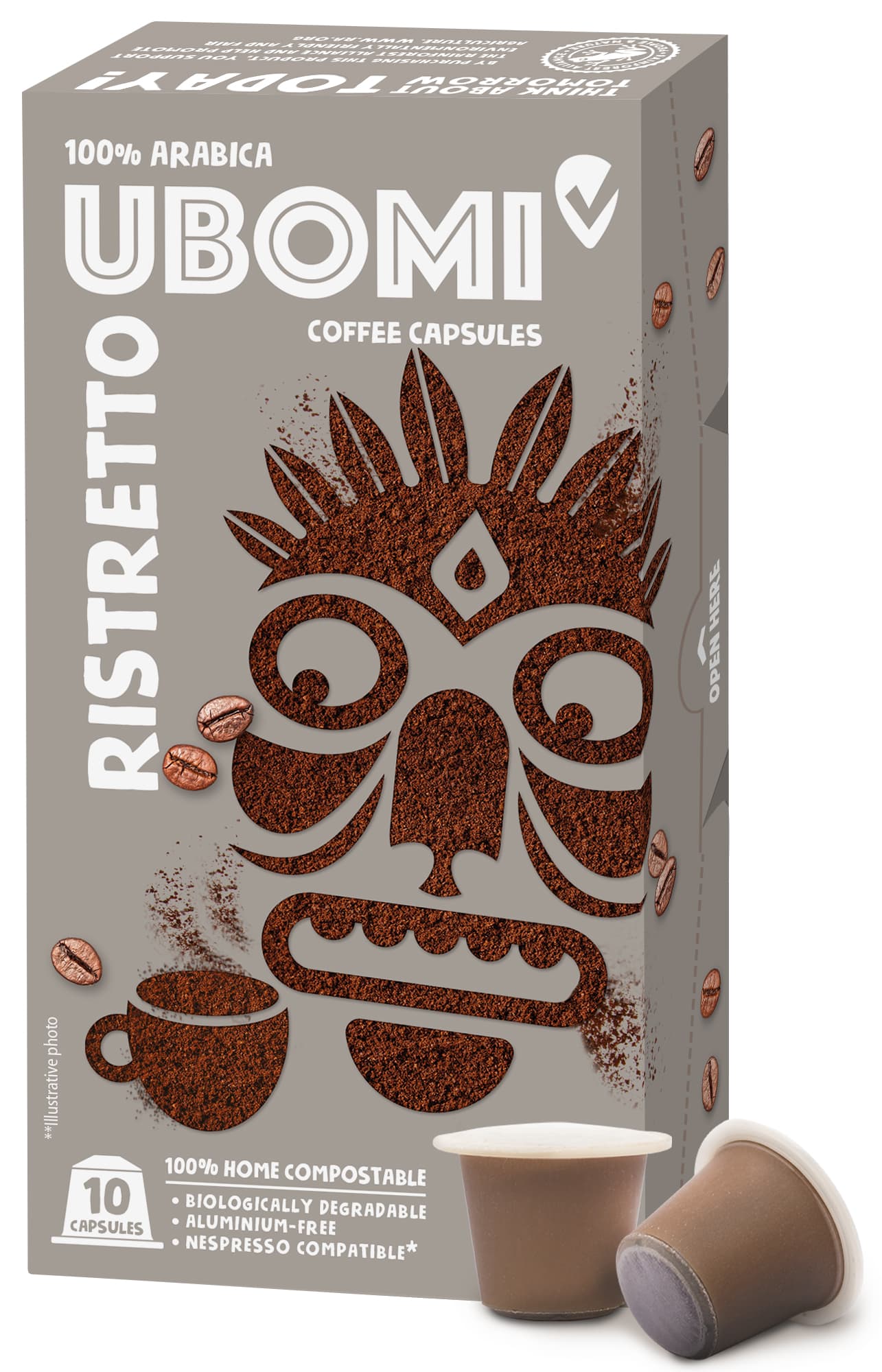 Ubomi Ristretto 100% Arabica RFA kávové kapsle