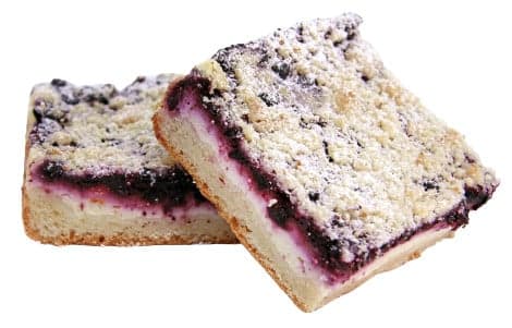 DoDo Kynutý koláč s borůvkami a tvarohem bez lepku, 2 ks