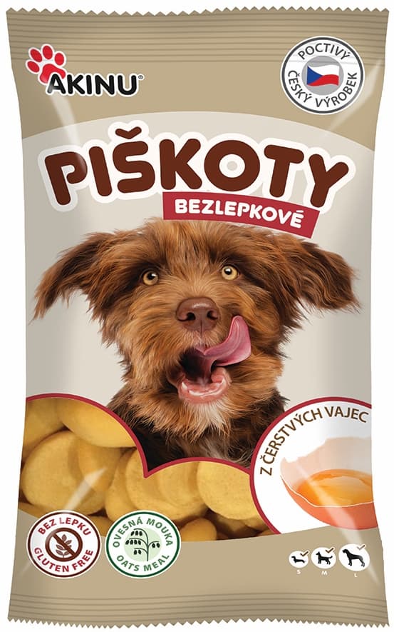 Akinu Bezlepkové piškoty pro psy