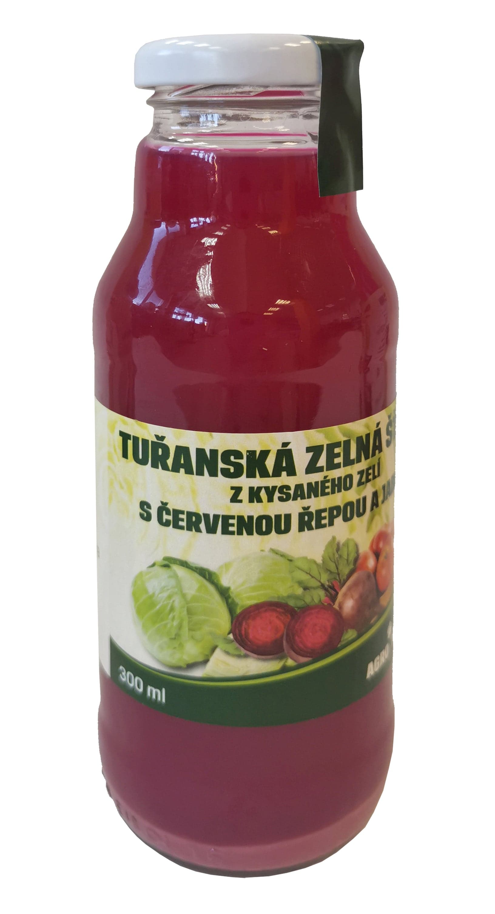 Tuřanská zelná šťáva s červenou řepou a jablky