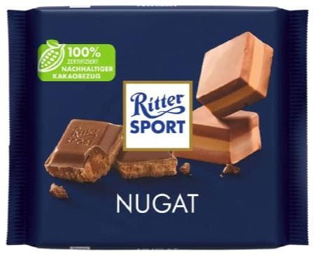 Ritter Sport Mléčná čokoláda s nugátem