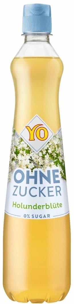 YO Sirup bez cukru květ černého bezu