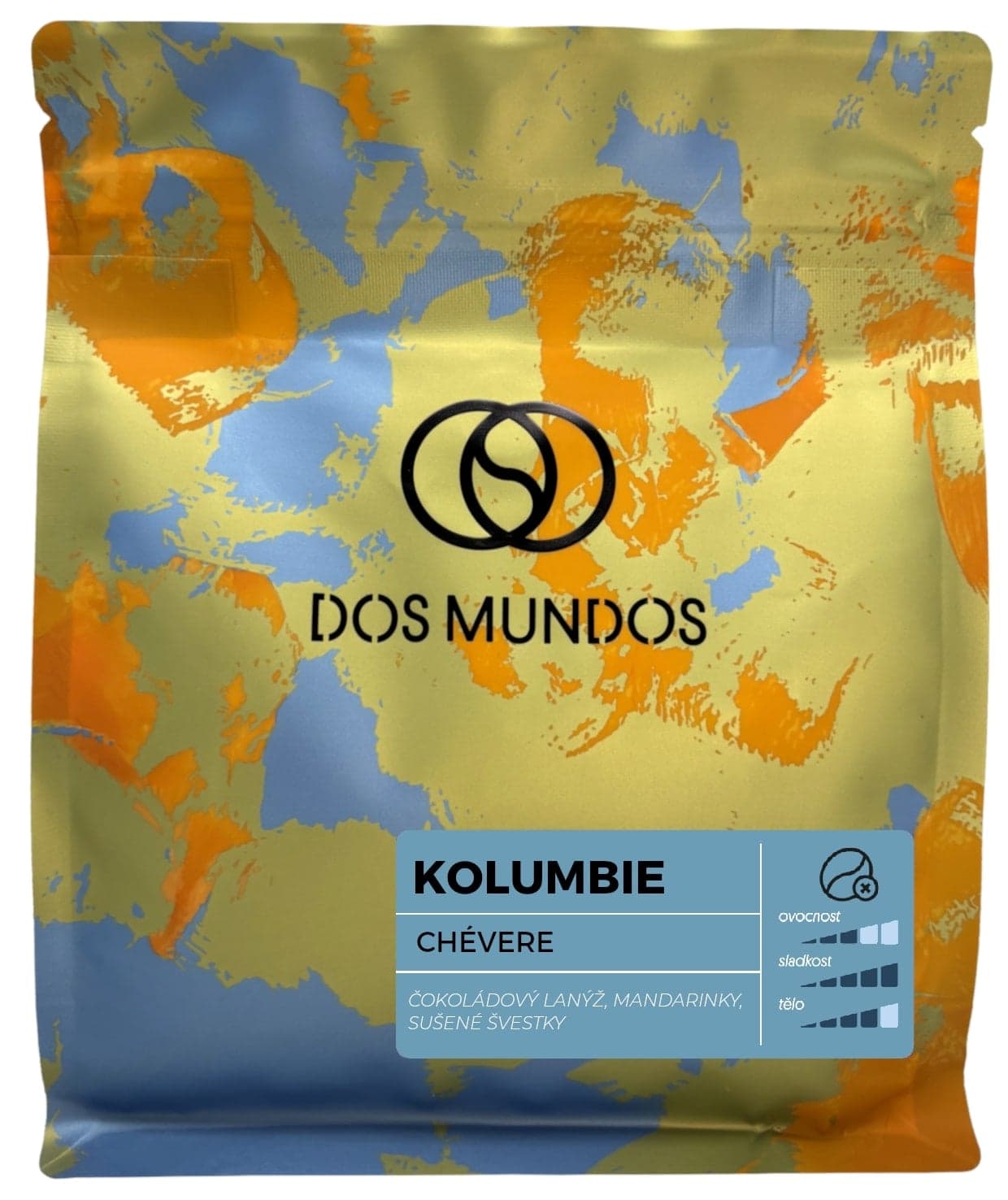 Dos Mundos Kolumbie espresso zrnková káva bez kofeinu