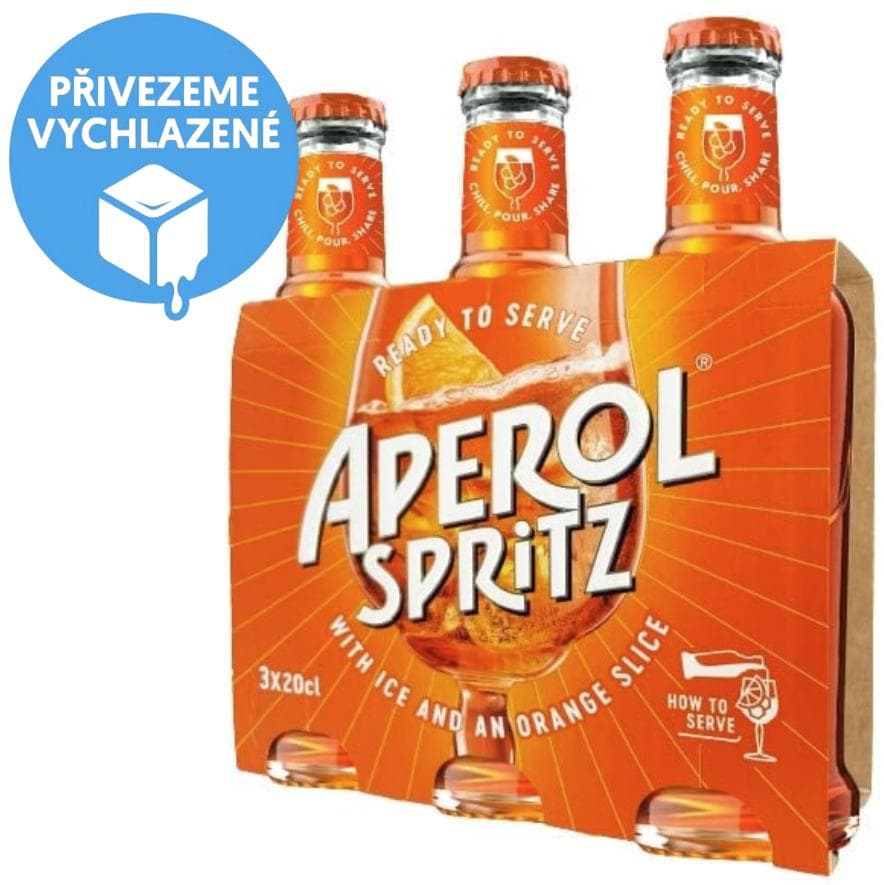 Aperol Spritz Bitter 9% obj. (3×20cl)