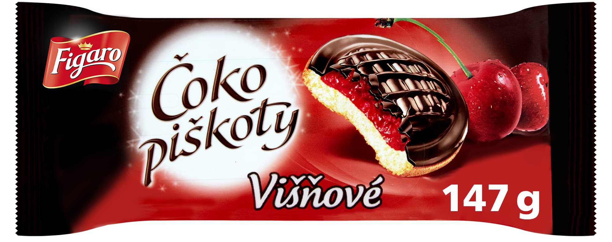 Figaro Čoko piškoty Višňové polomáčené