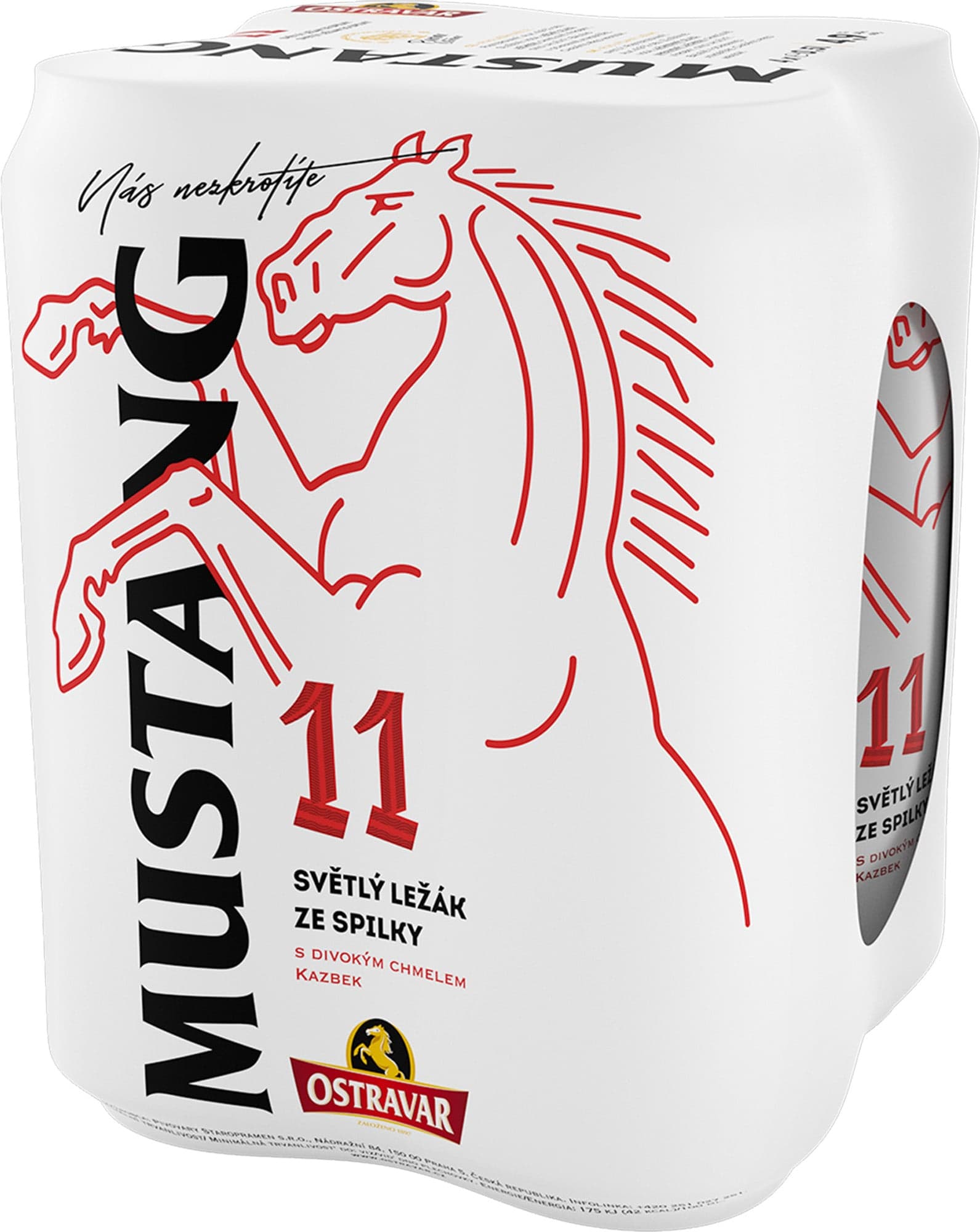 Mustang plech (4×0,5 l)